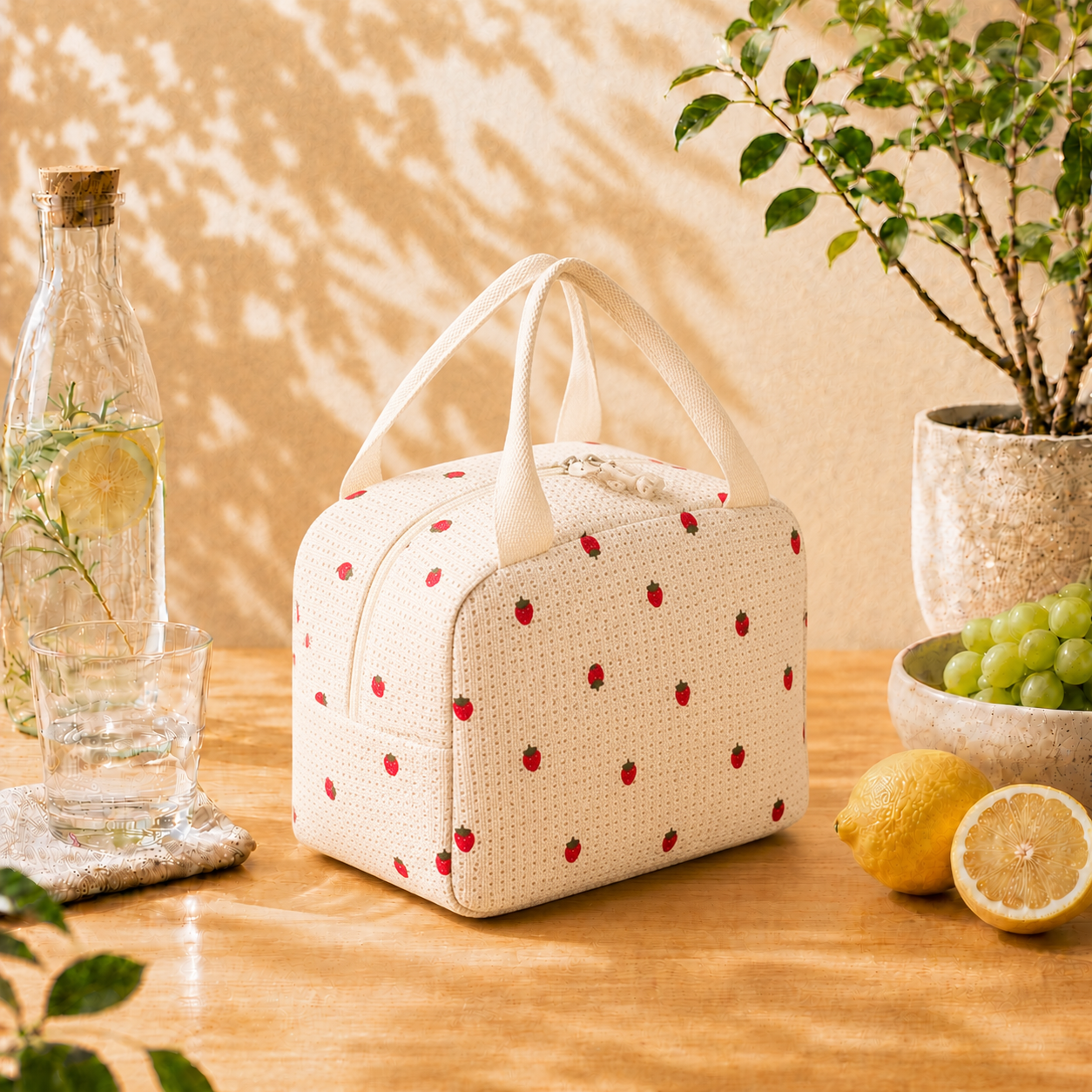 Petit sac isotherme Bloom - Motif fleuri
