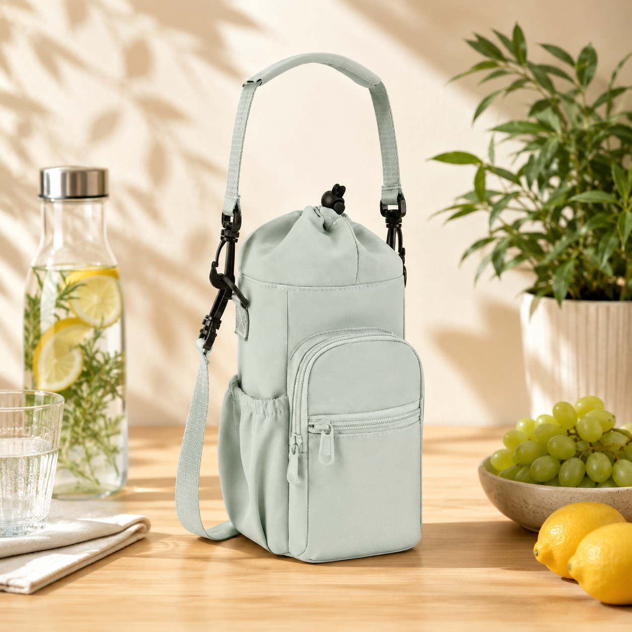 Sac isotherme Bouteille Nomad - pochette intégrée