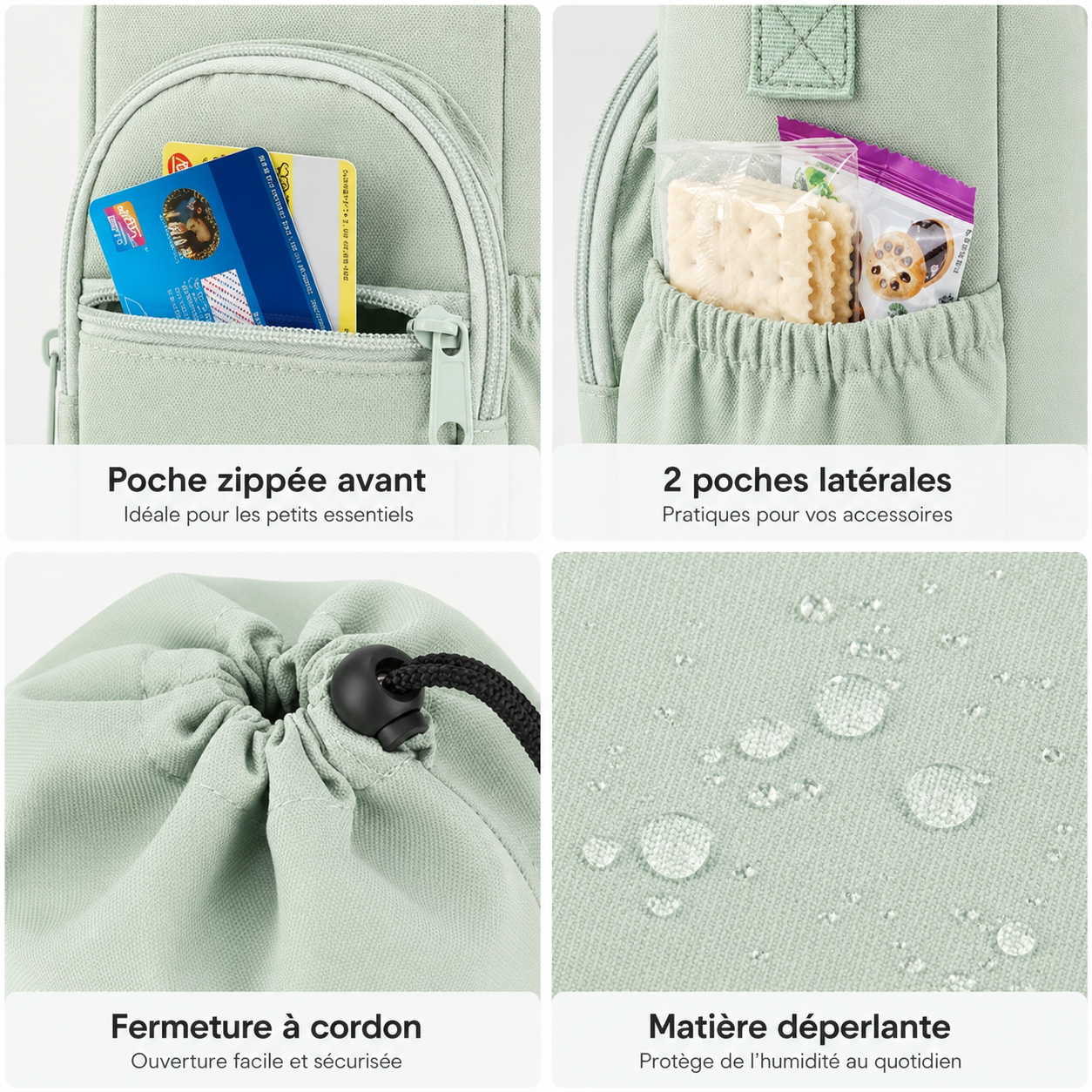 Sac isotherme Bouteille Nomad - pochette intégrée