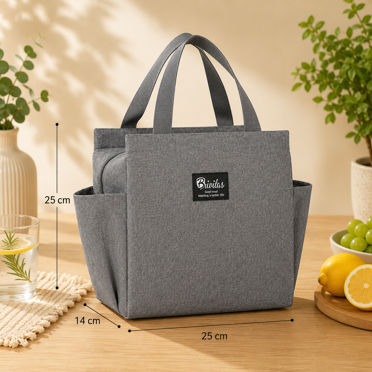 Sac isotherme repas Carry - Grande capacité